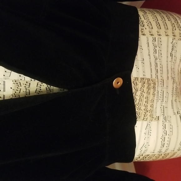 VINTAGE EVAN PICONE BLACK VELVET BOMBER JACKET - Picture 3 of 9